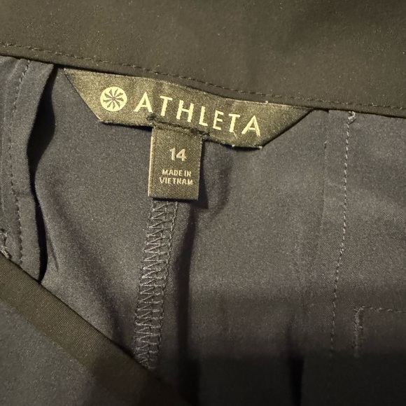 Athleta Navy Wide Leg Pants - Picture 3 of 3